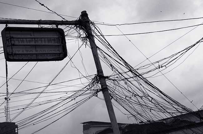 Electric Poles in Liberia